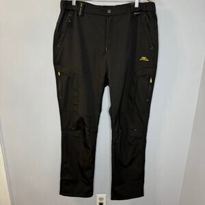 Men's Winter Hiking Pants Fleece Lined & Water-Resistant Read Outdoor Size